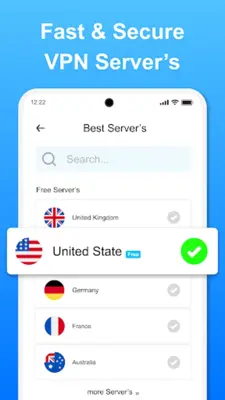 Secure VPN android App screenshot 0