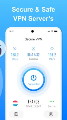 Secure VPN android App screenshot 2